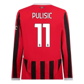 Prima Maglia Pulisic AC Milan 2024/2025 Manica Lunga